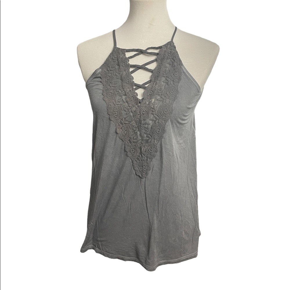 American Eagle Outfitters gray Tank Top M